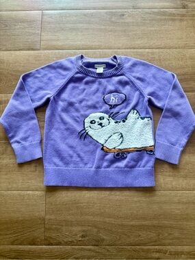 🧵 Amazon Essentials Seal Skateboard Sweater – Size 6–7 Years